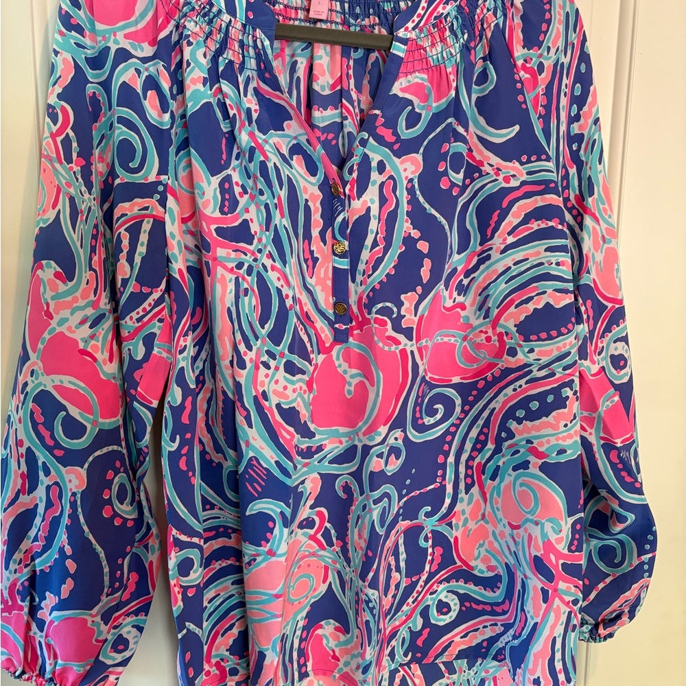 Lilly Pulitzer Elsa top - Jammin with my Jellies print